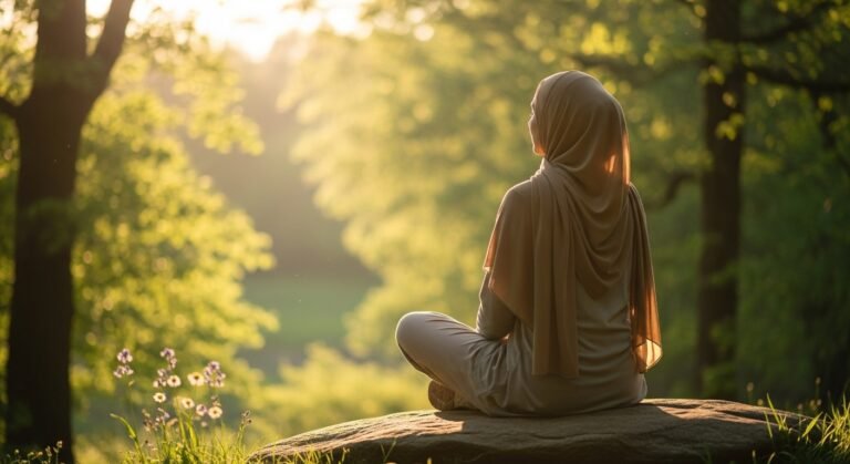 إمراة تتأمل -نبض الصحة