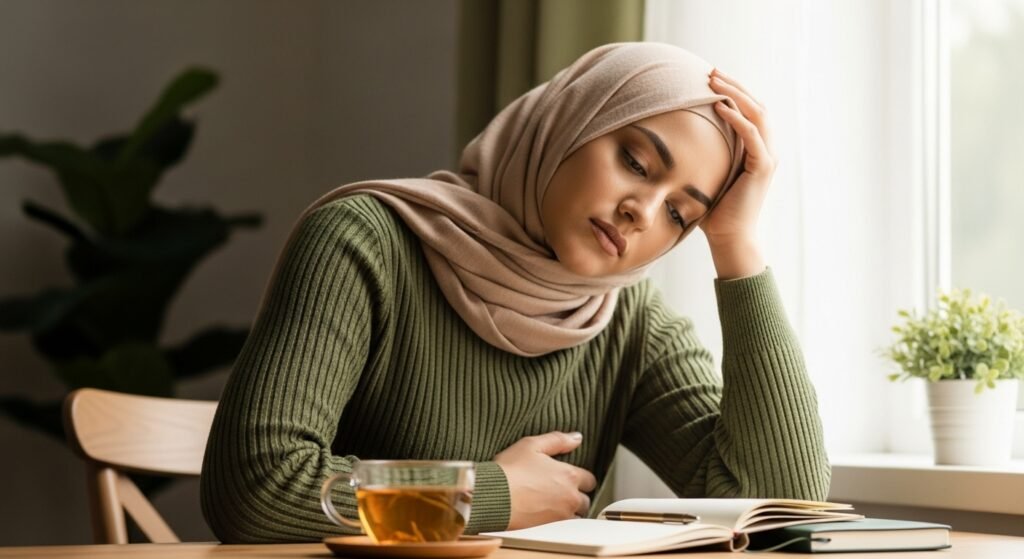 هل تعبك النفسي مجرد تعب؟ أم أن جسدك يهمس: "هرموناتي خارجة عن السيطرة!"