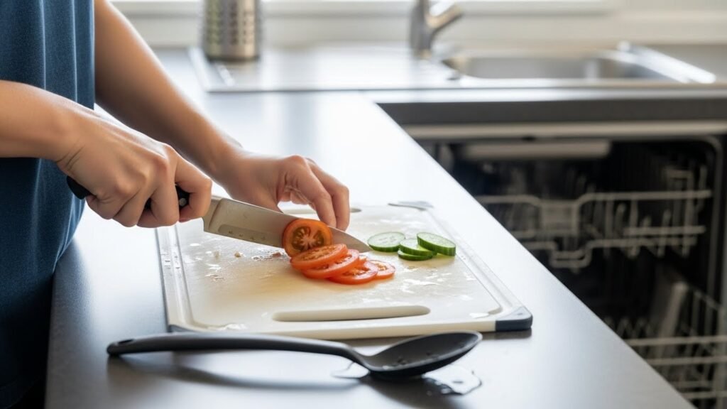 أضرار لوح التقطيع البلاستيك