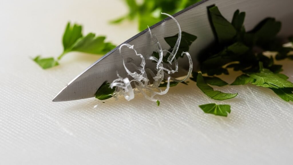 أضرار لوح التقطيع البلاستيك